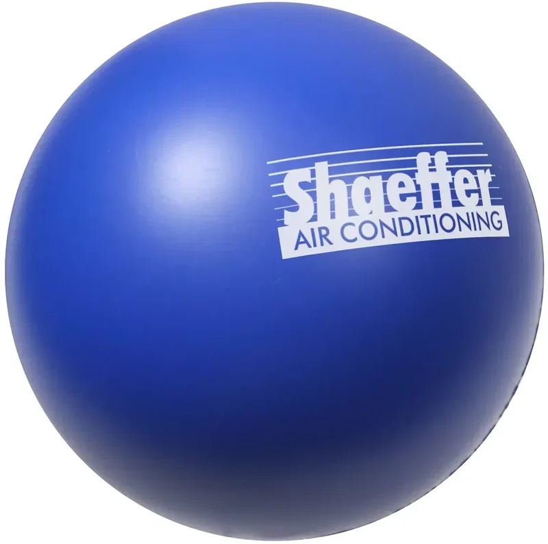 Round Polyurethane Stress Ball pink color option, promotional custom round stress ball with logo
