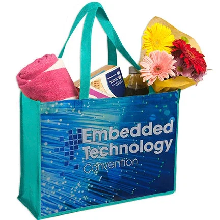 Sublimated Non-Woven Shopping Tote — view 2