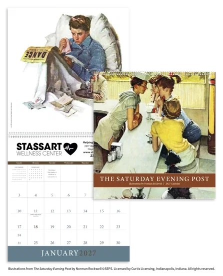 Triumph® Calendars The Saturday Evening Post Illustrations by Norman Rockwell Calendar