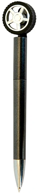 Imprinted Tire Ballpoint Clicker Pen — view 2