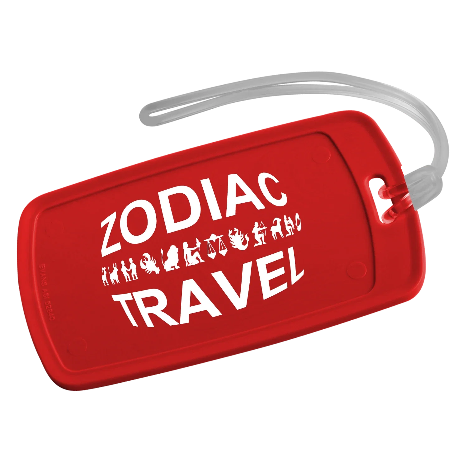 Traveler Rectangular Luggage Tag — view 3
