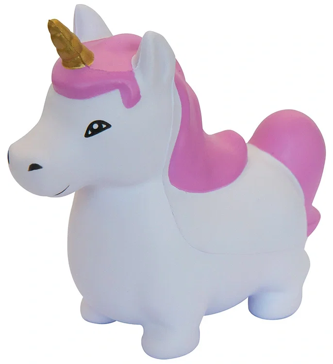 Imprinted Unicorn Stress Reliever — view 2