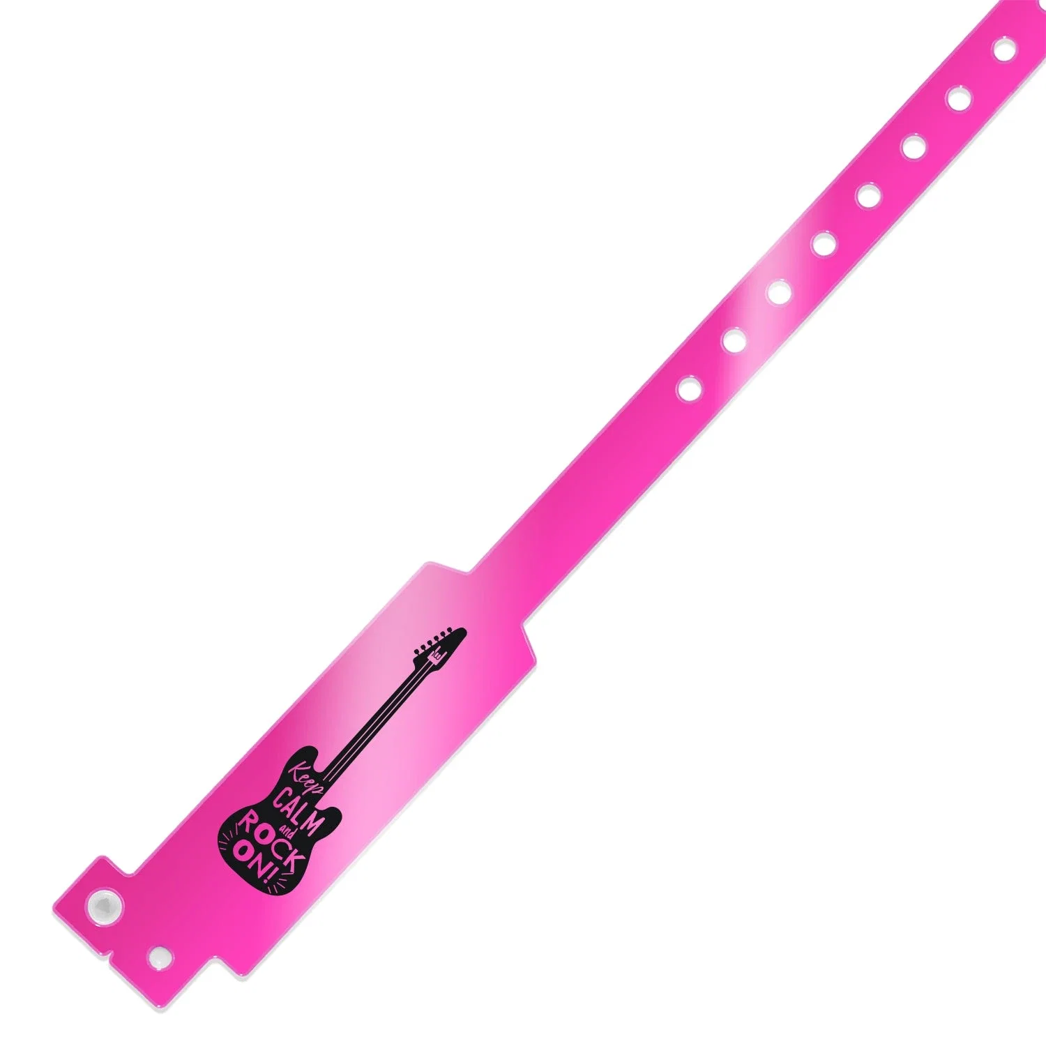 Custom Vinyl Wristband (Wide-Faced) — view 2