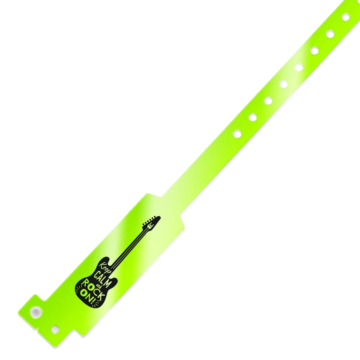 Custom Vinyl Wristband (Wide-Faced) — view 3