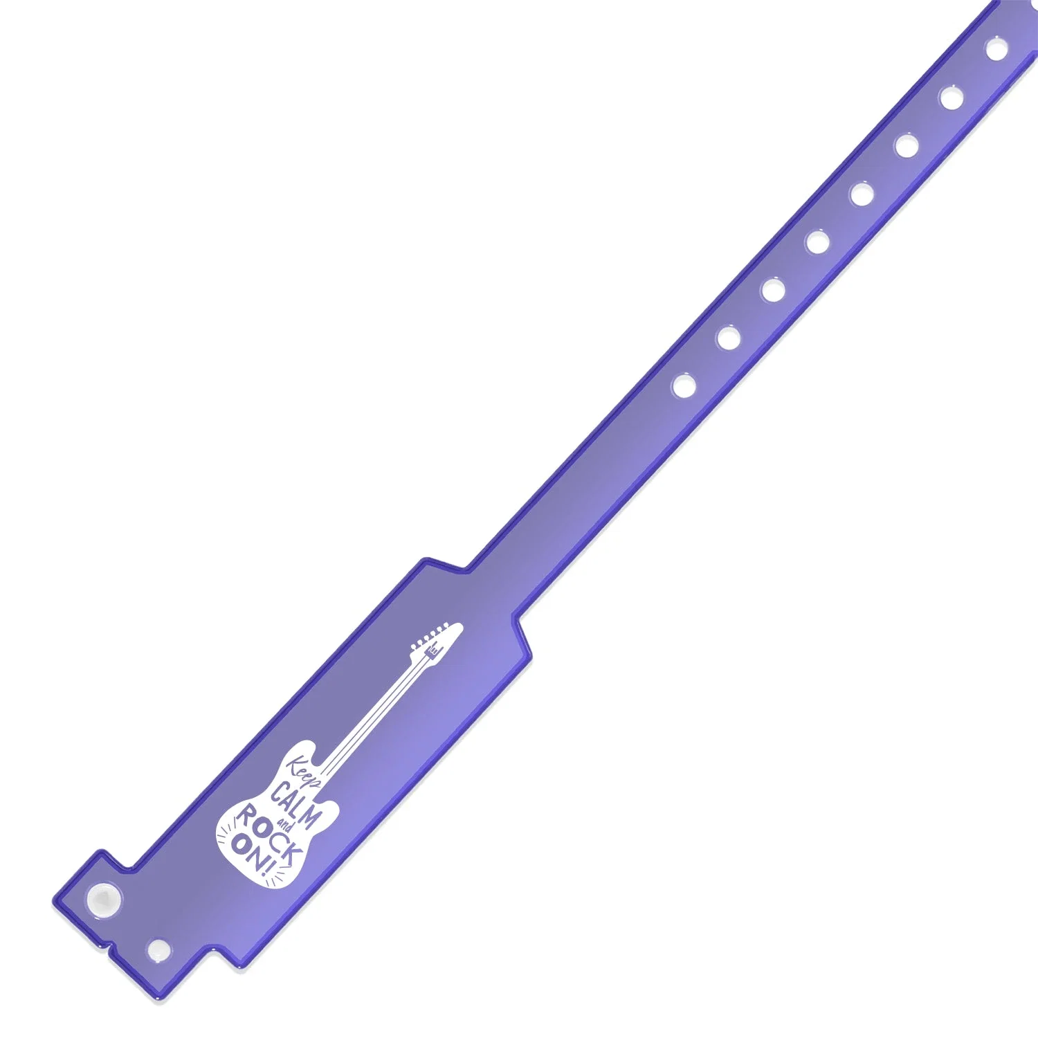 Custom Vinyl Wristband (Wide-Faced) — view 1