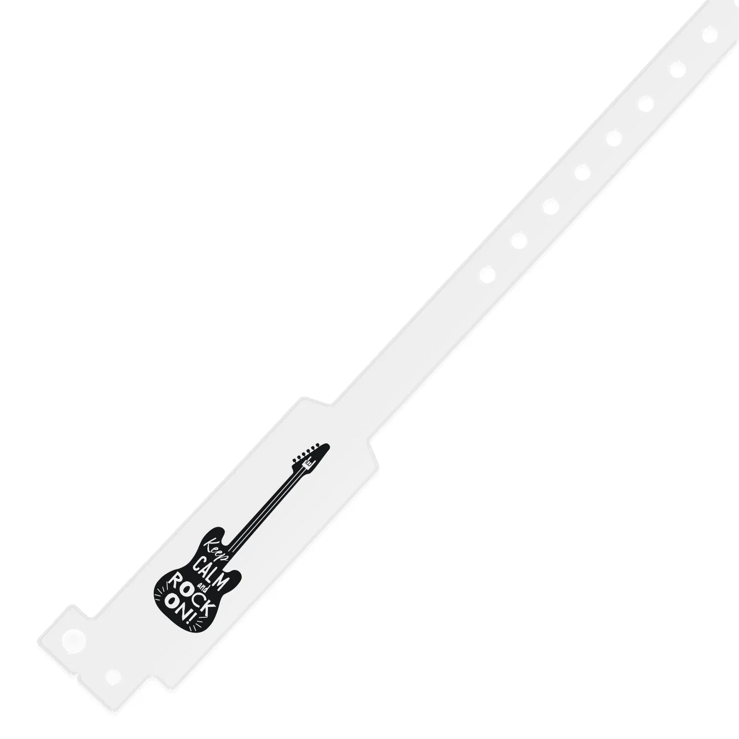 Custom Vinyl Wristband (Wide-Faced) — view 4
