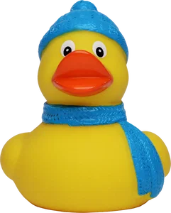 Customized Winter Rubber Duck
