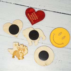 Custom Wood Magnets: 2"