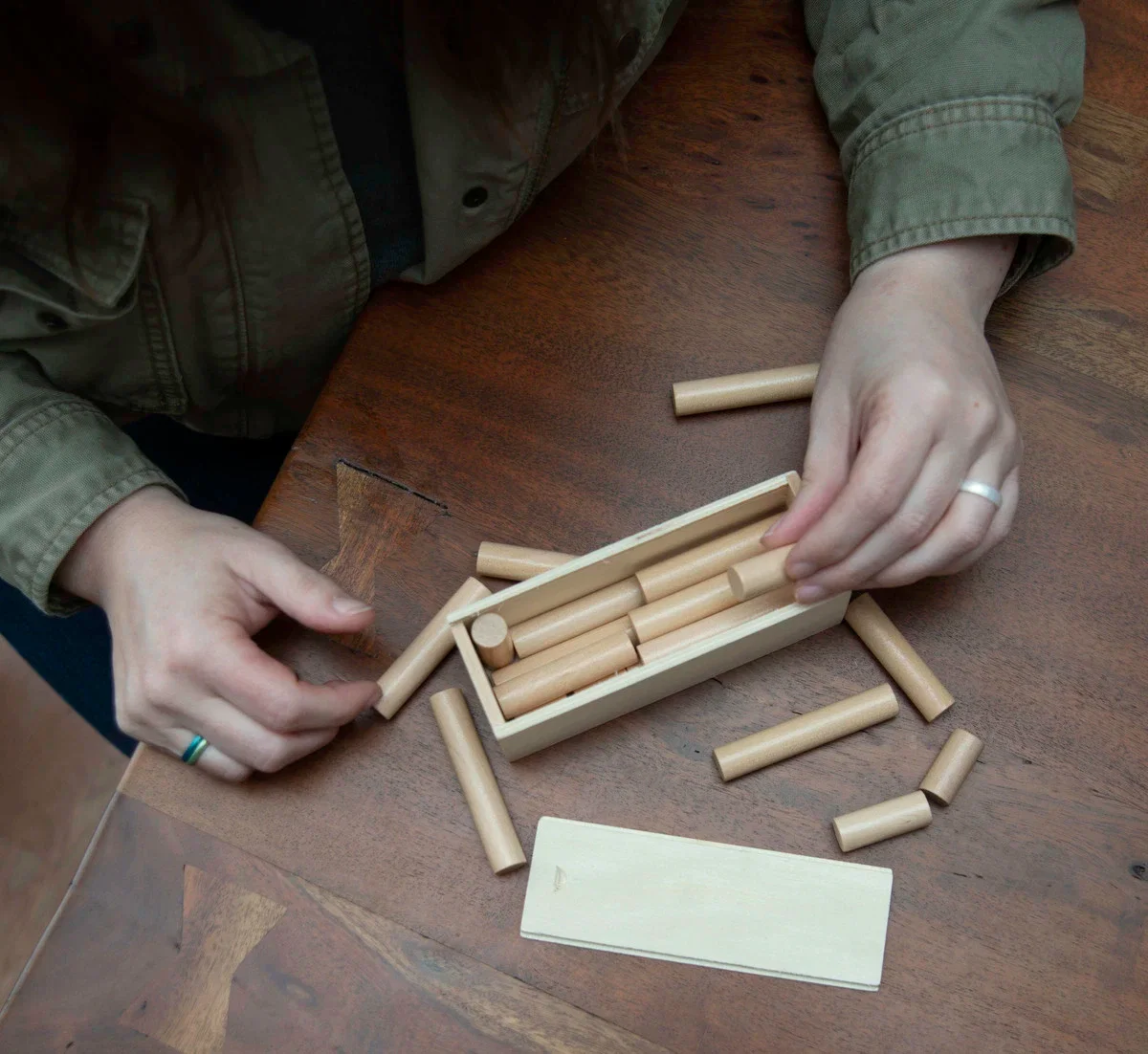 Custom Wooden Log Puzzle — view 2