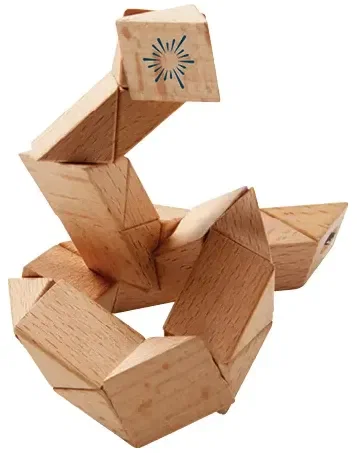 Custom Wooden Snake Puzzle — view 4