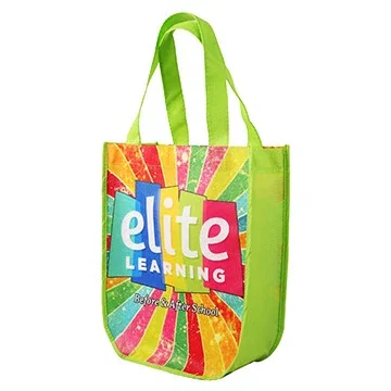 Yuma Sublimated Non-Woven Curve Bottom Tote — view 4