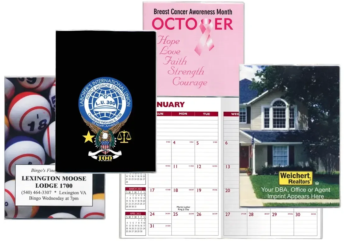 Logo Branded 7" x 10" Custom Monthly Planner — view 2