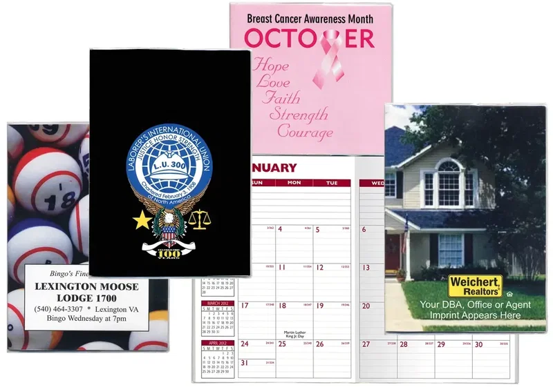 Logo Branded 7" x 10" Custom Monthly Planner — view 2