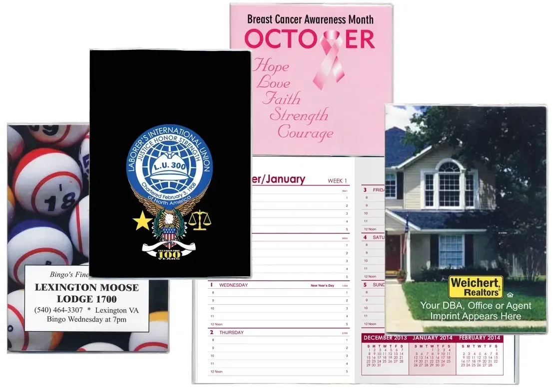 Custom Digitally Printed 7" x 10" Weekly Planner — view 2