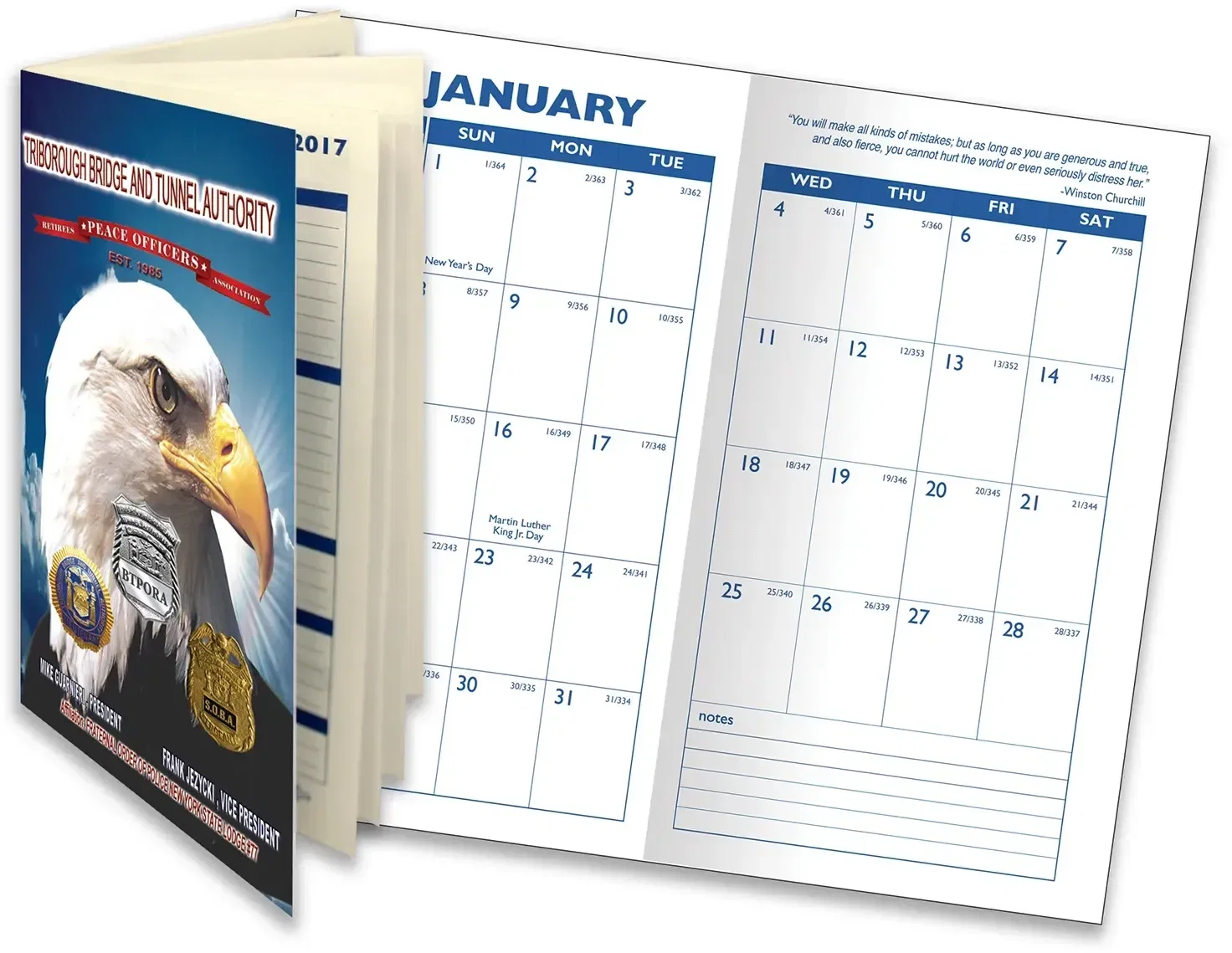 Custom Logo Cardstock Pocket Planner — view 3