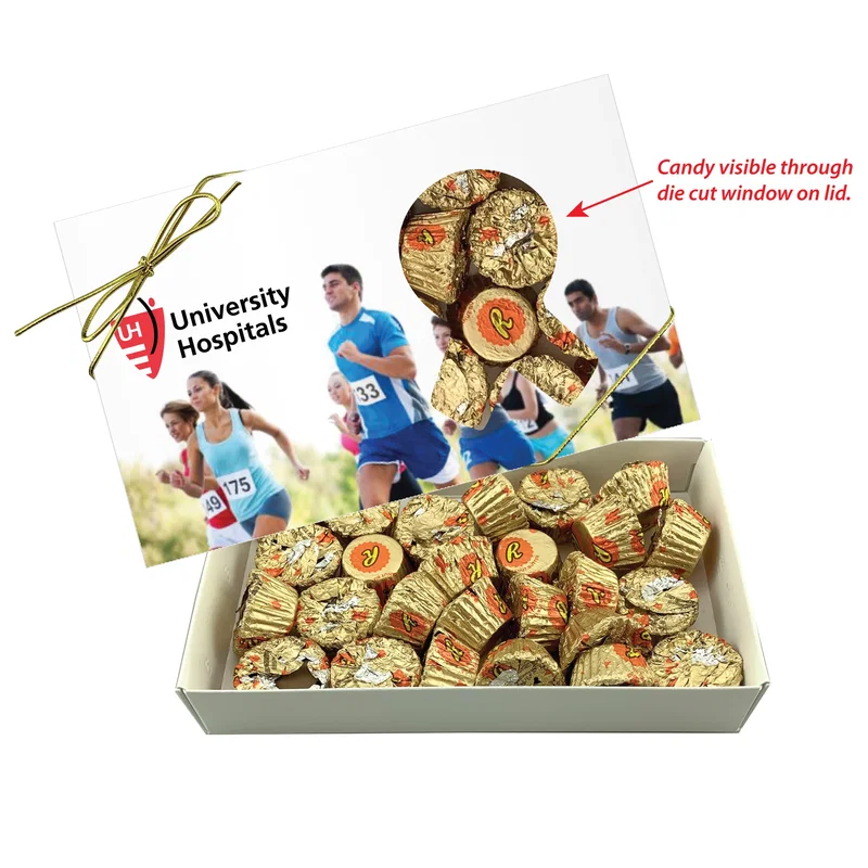Filled with wrapped treats ready for gifting