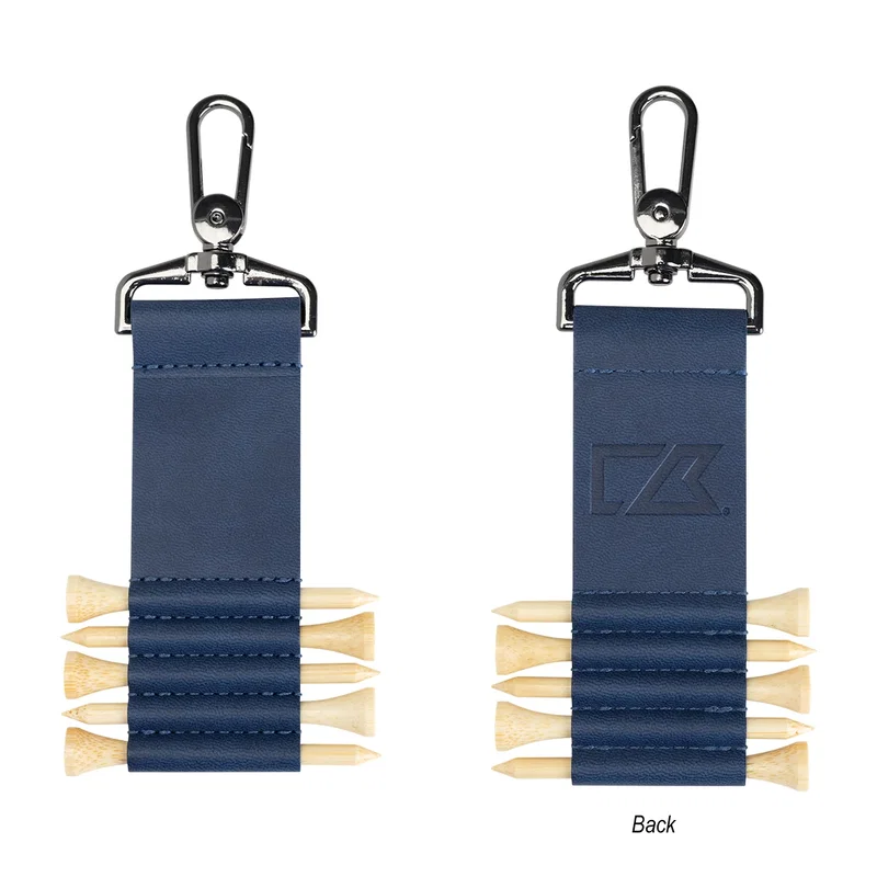 Cutter & Buck® rPET And Bamboo Golf Tee Set Keychain — view 2
