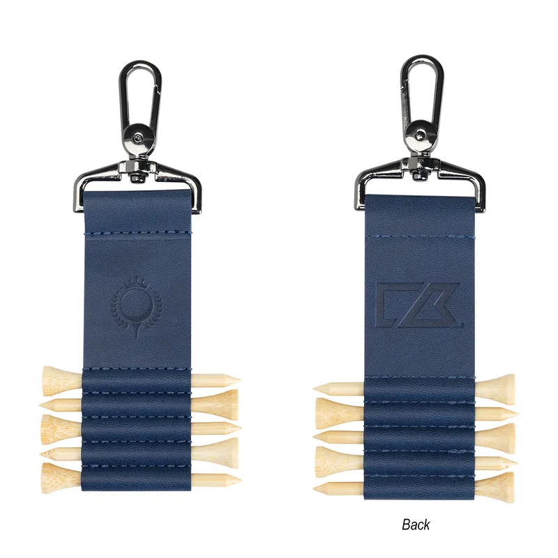 Cutter & Buck® rPET And Bamboo Golf Tee Set Keychain — view 3