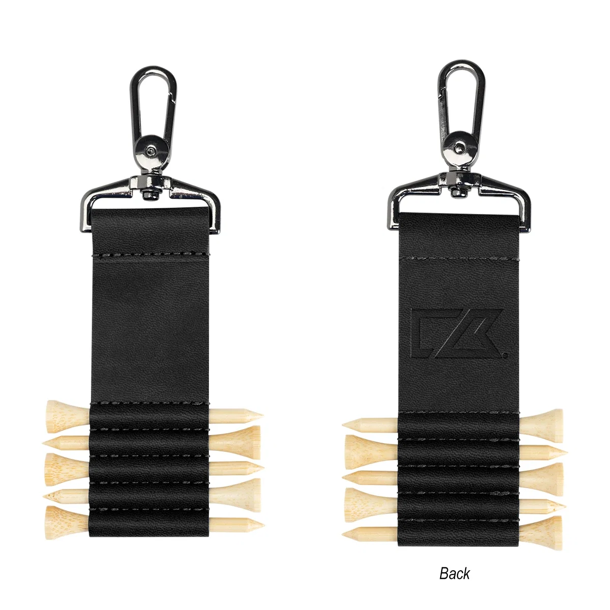 Front panel of the pouch left blank for branding