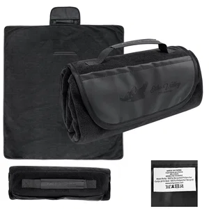 Cutter & Buck® rPET Roll-Up Picnic & Camping Blanket