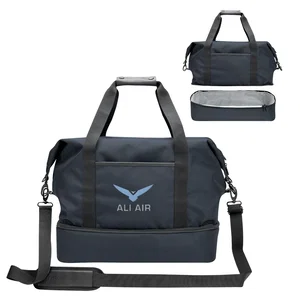 Cutter & Buck® Travel Collection Drop Bottom Weekender