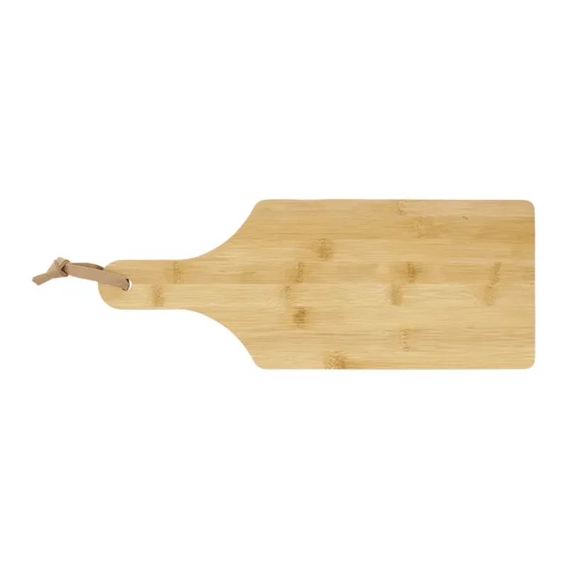Custom Bamboo Cutting Board with Handle - 14.5" x 5.7" — view 2