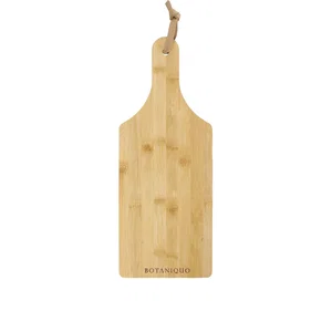 Bamboo Cutting Board with Handle, 14.5" x 5.7"