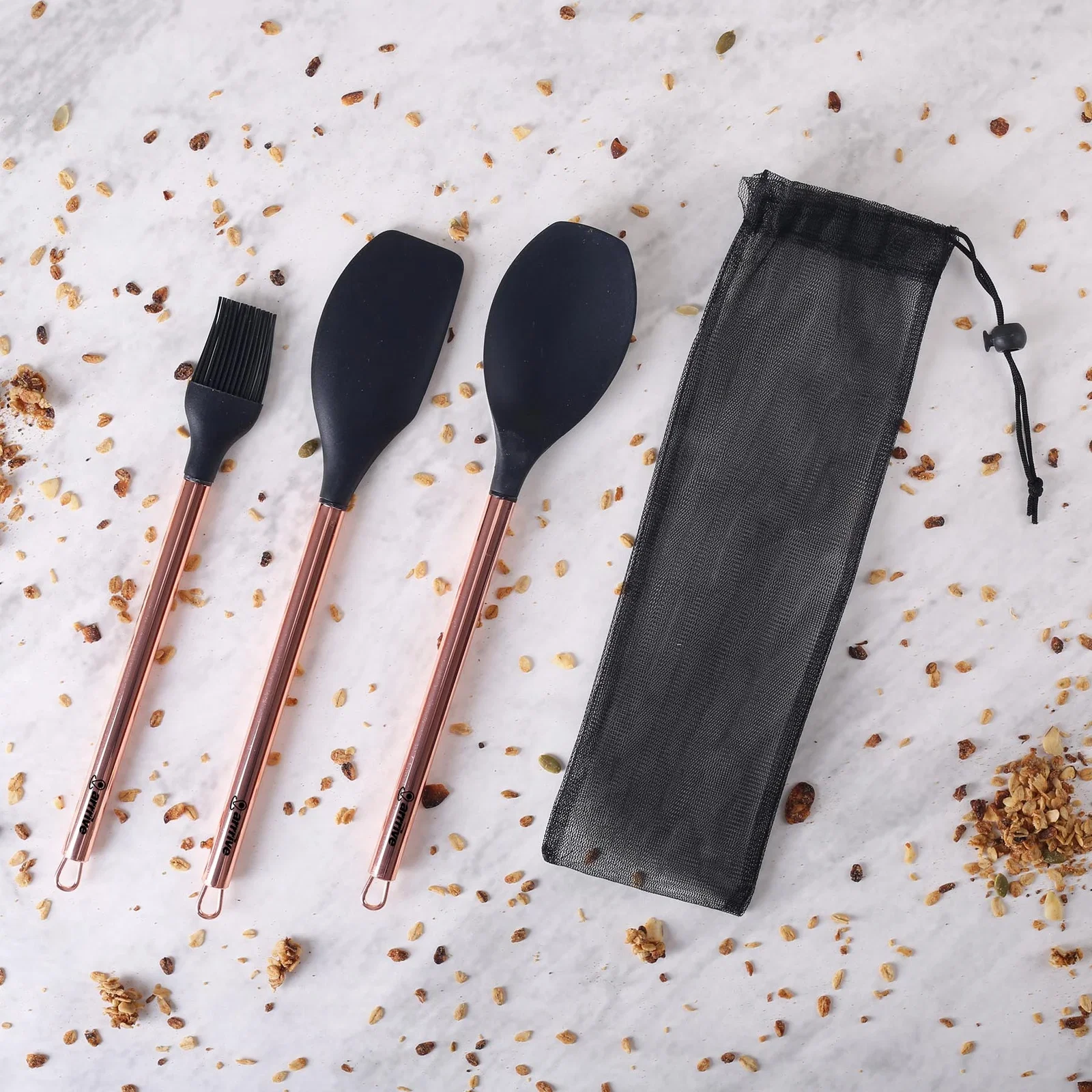 Cyprus Copper Utensil Set — view 2