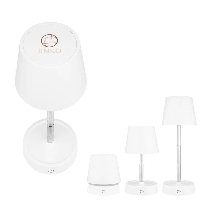 Two height positions shown for the adjustable light
