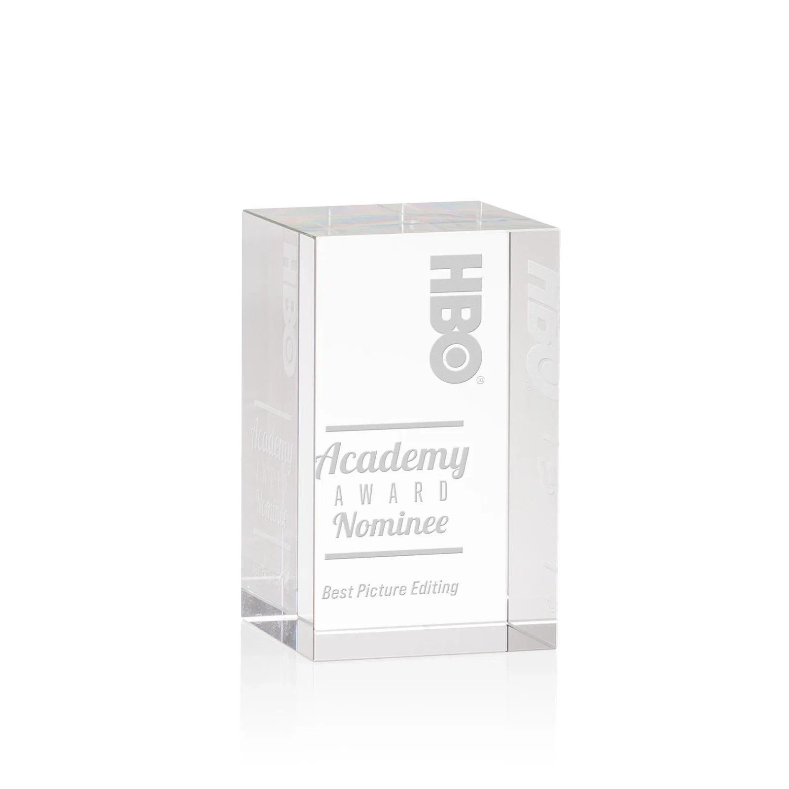 Custom Optical Crystal Monolith Block Award, awards for corporate award ceremonies