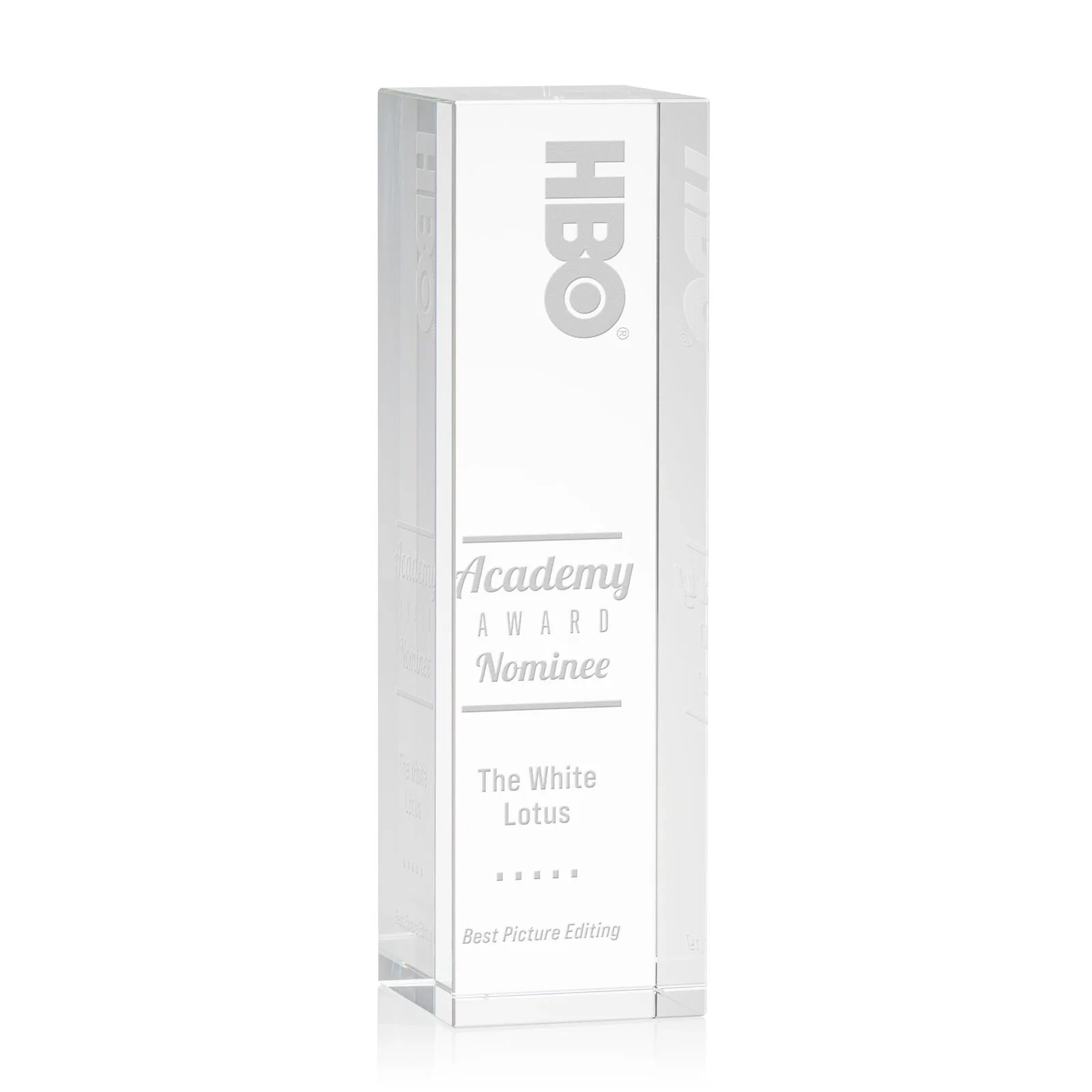 Custom Optical Crystal Monolith Block Award, awards for sales achievement awards