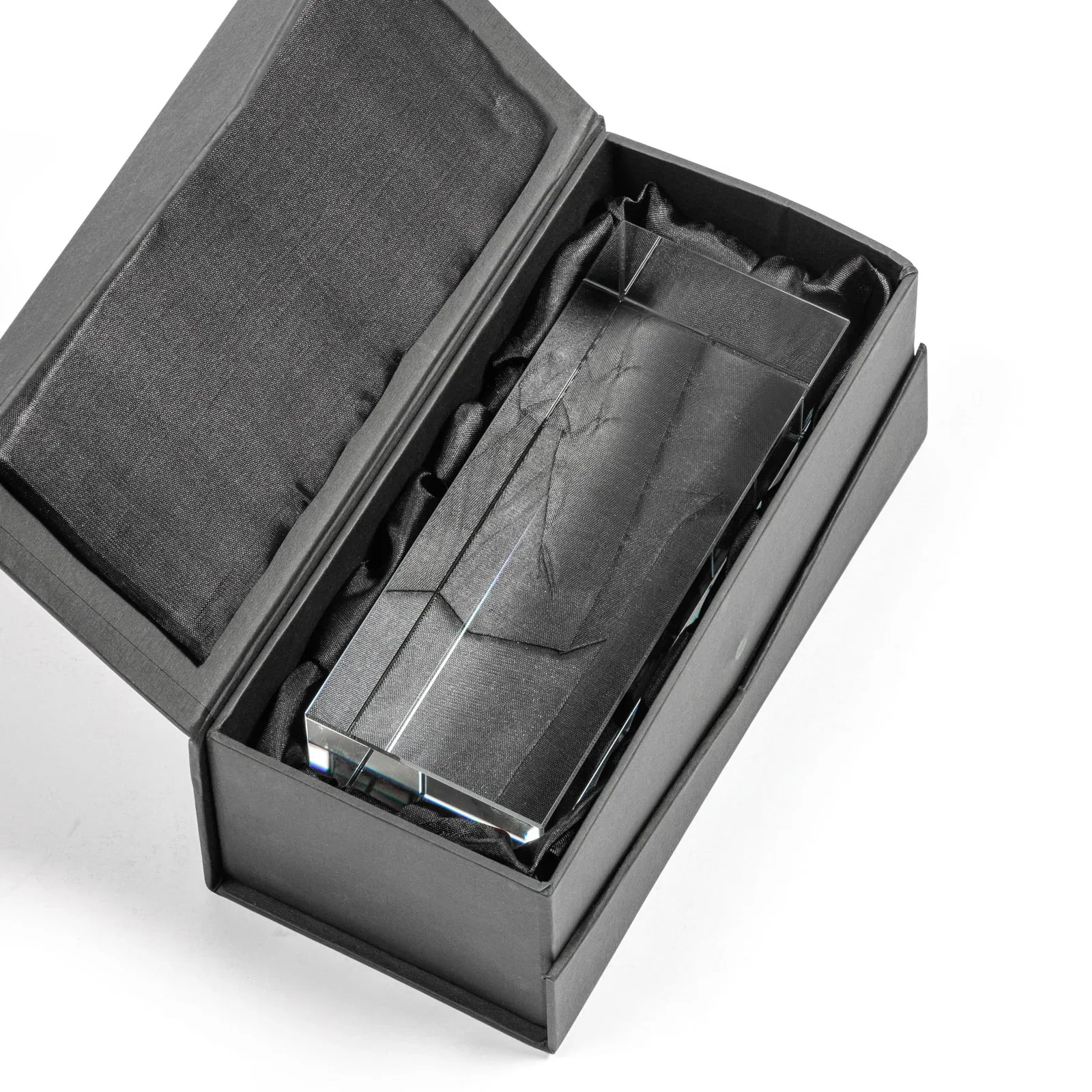 Custom Optical Crystal Monolith Block Award, awards for retirement presentations