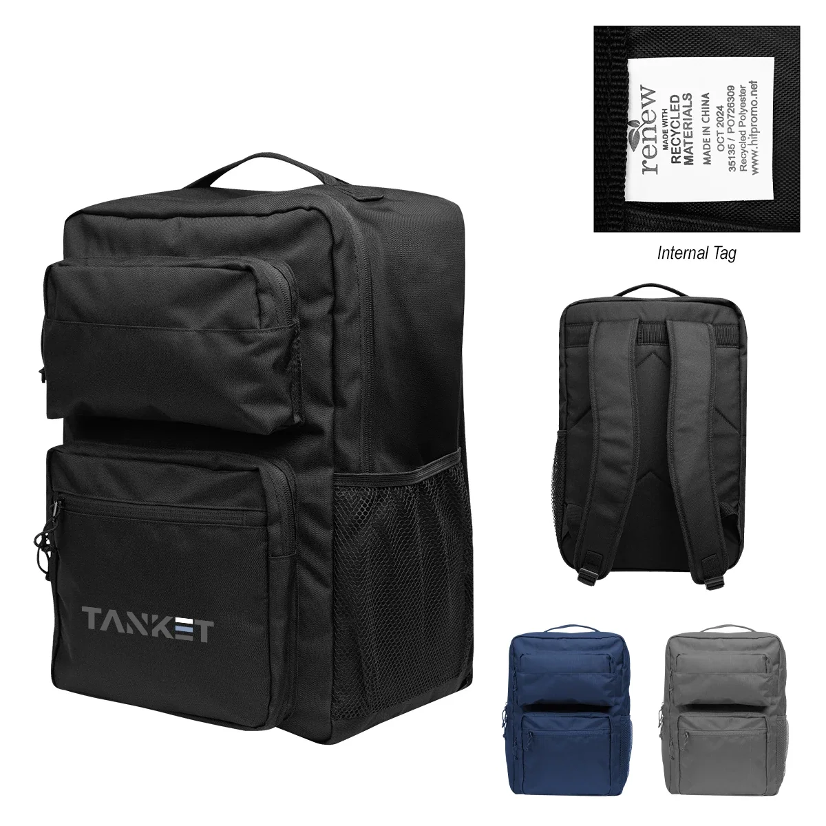 Padded laptop sleeve visible inside the main compartment