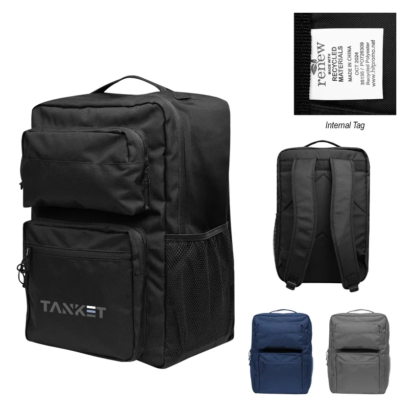 Dakota rPET Laptop Backpack — view 2