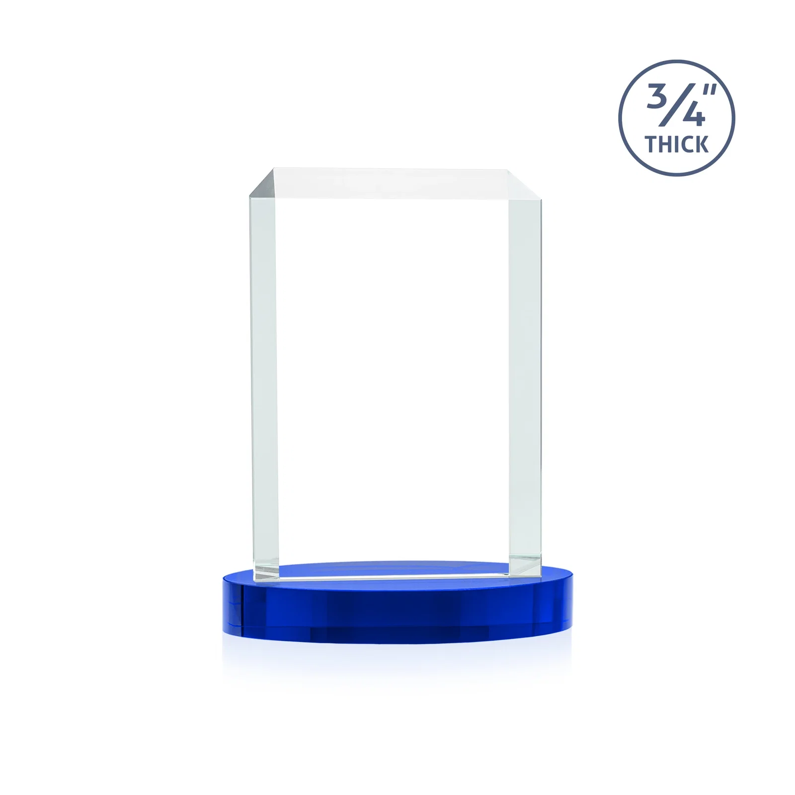 Personalized Starfire Crystal Tower Award, Made and Decorated in the USA, with your logo for service anniversary gifts