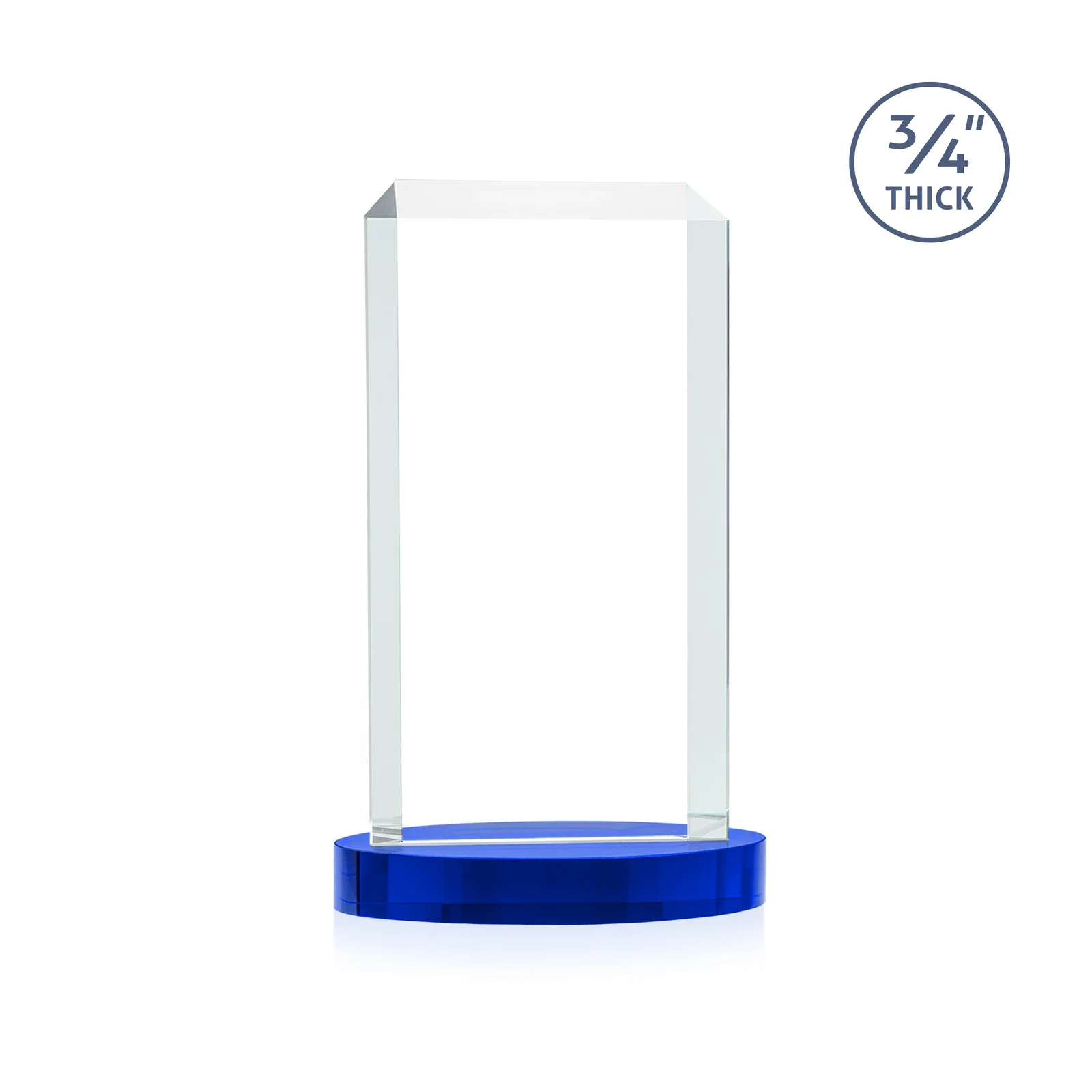 Personalized Starfire Crystal Tower Award, Made and Decorated in the USA, with your logo for sales achievement awards