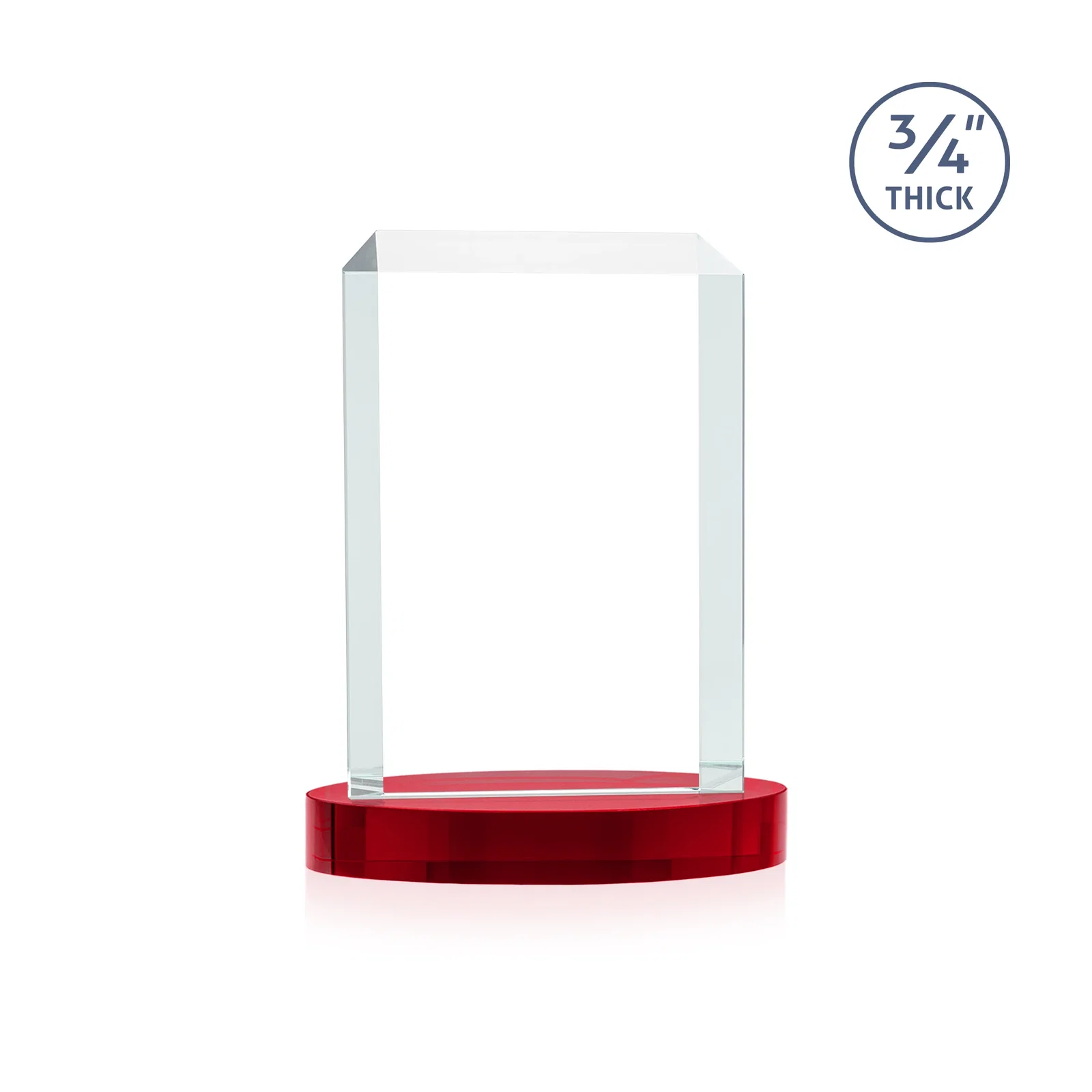 Promotional Starfire Crystal Tower Award, Made and Decorated in the USA, with your logo for donor appreciation