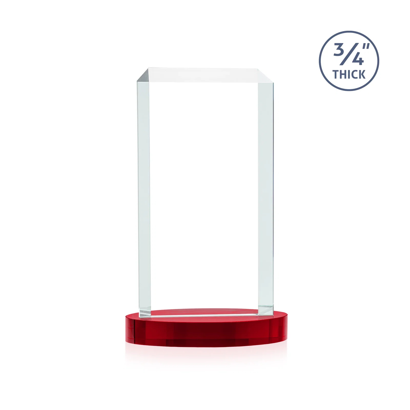 Promotional Starfire Crystal Tower Award, Made and Decorated in the USA, with your logo for graduation ceremonies