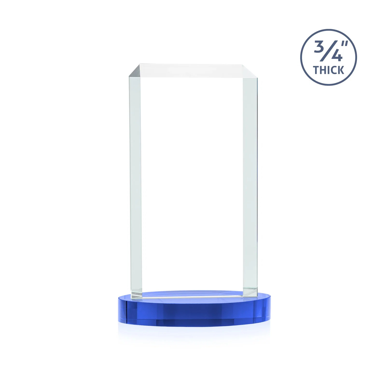 Promotional Starfire Crystal Tower Award, Made and Decorated in the USA, with your logo for company anniversary events
