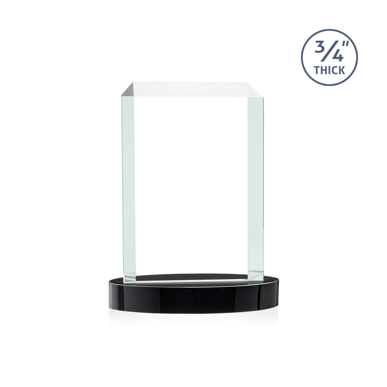 Custom Starfire Crystal Tower Award, Made and Decorated in the USA, with your logo for dealer and partner awards