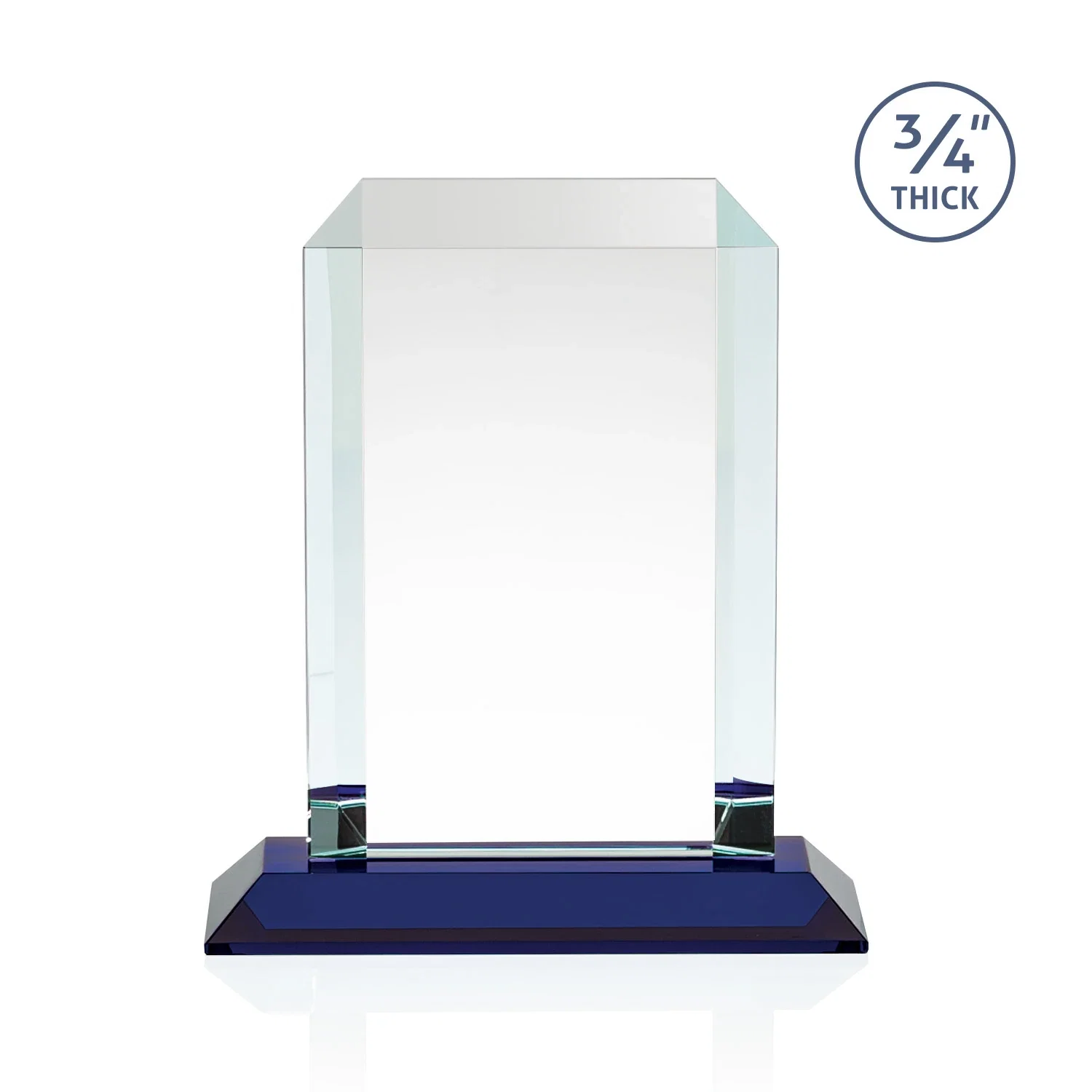 Promotional Starfire Crystal Tower Award With Etch or Full-Color Print, with your logo for employee recognition