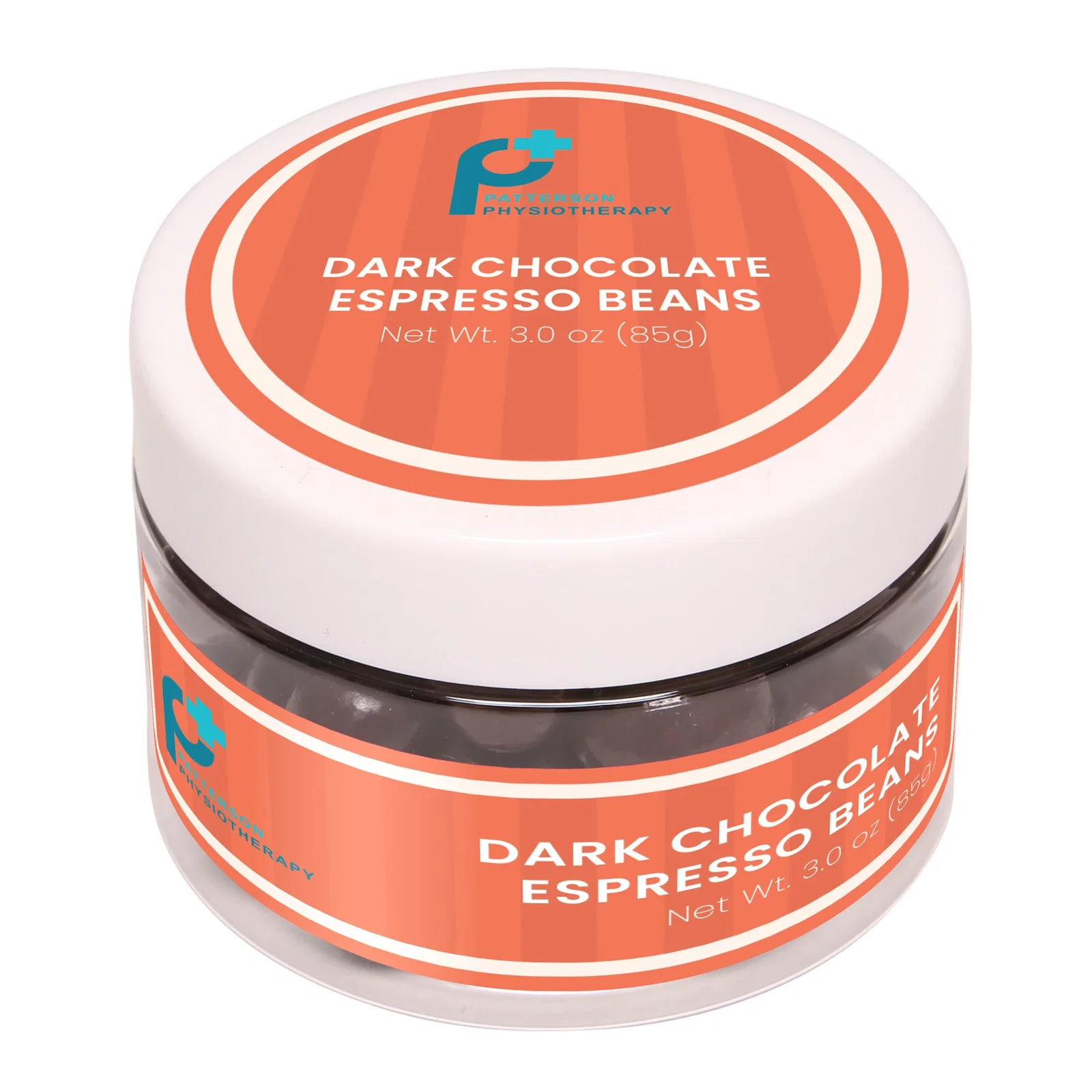Dark Chocolate Espresso Beans in a Jar — view 2