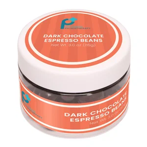 Dark Chocolate Covered Espresso Beans in Reusable Jar, 3-7 oz