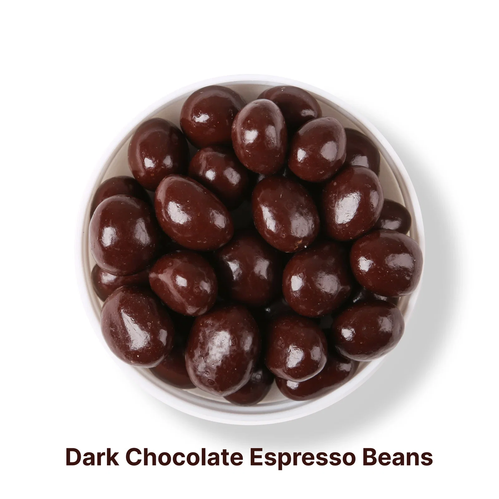 Dark Chocolate Espresso Beans in a Jar — view 3