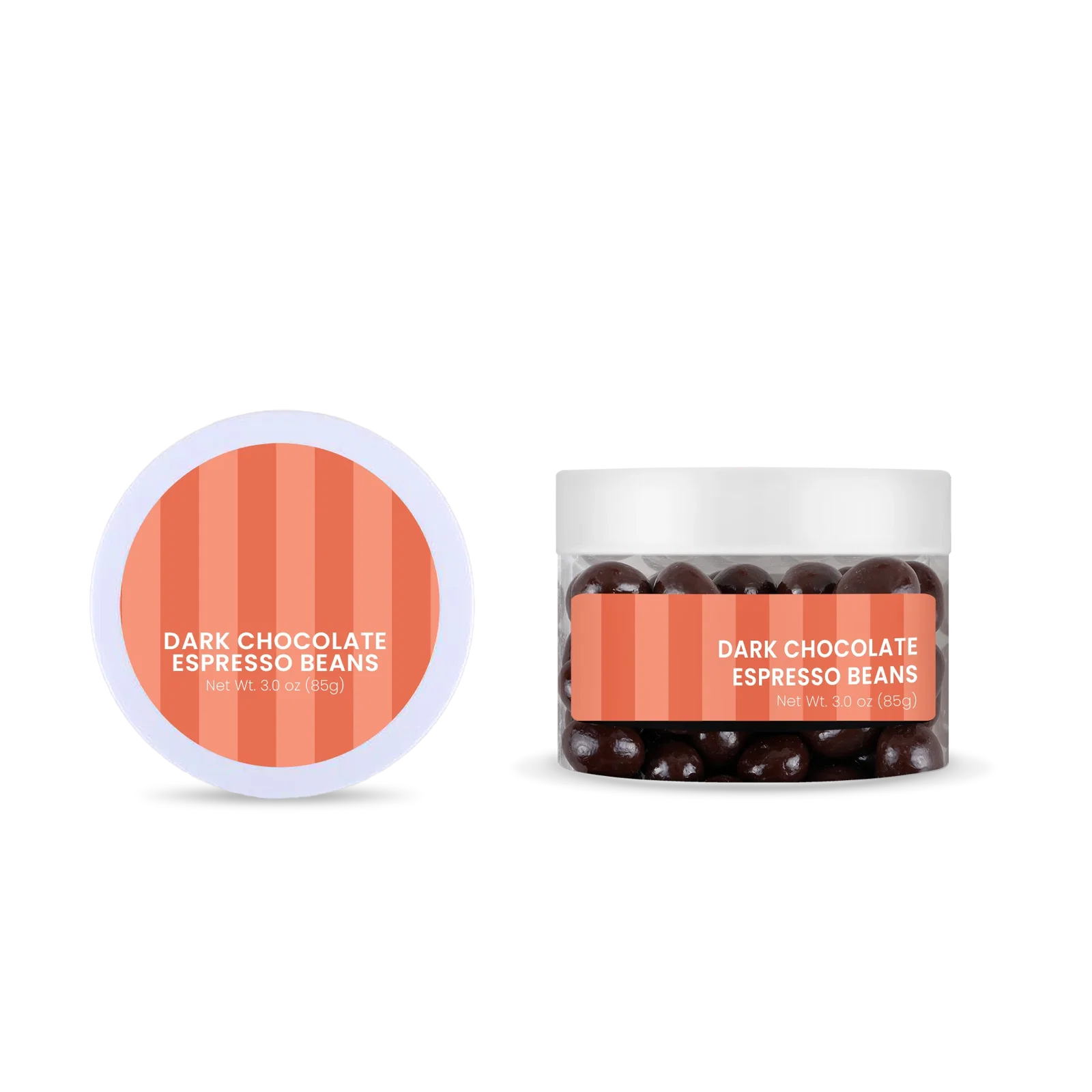 Dark Chocolate Espresso Beans in a Jar — view 4