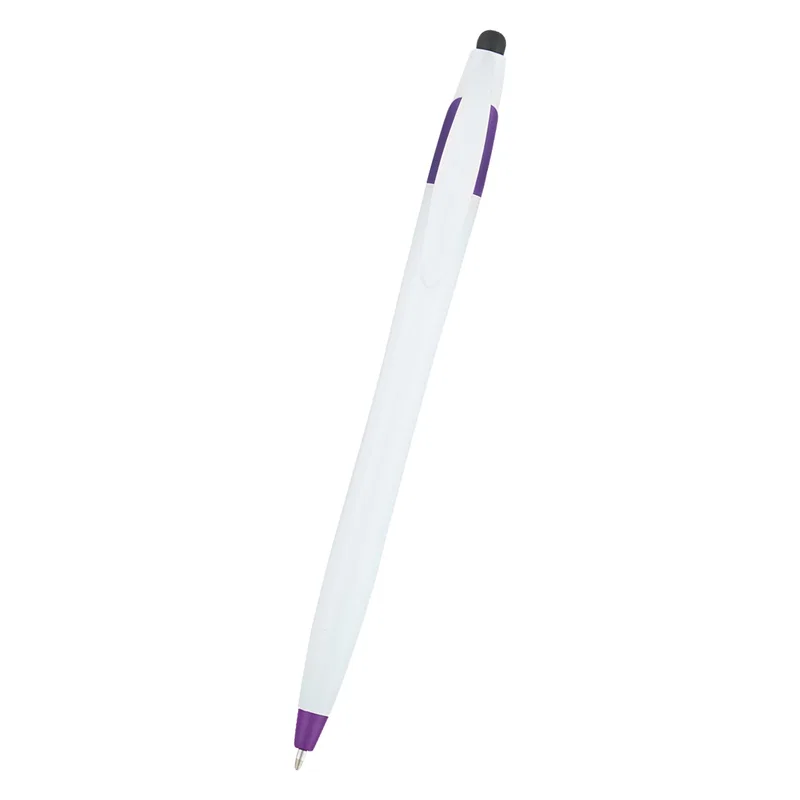 Purple detailing along the tapered nose