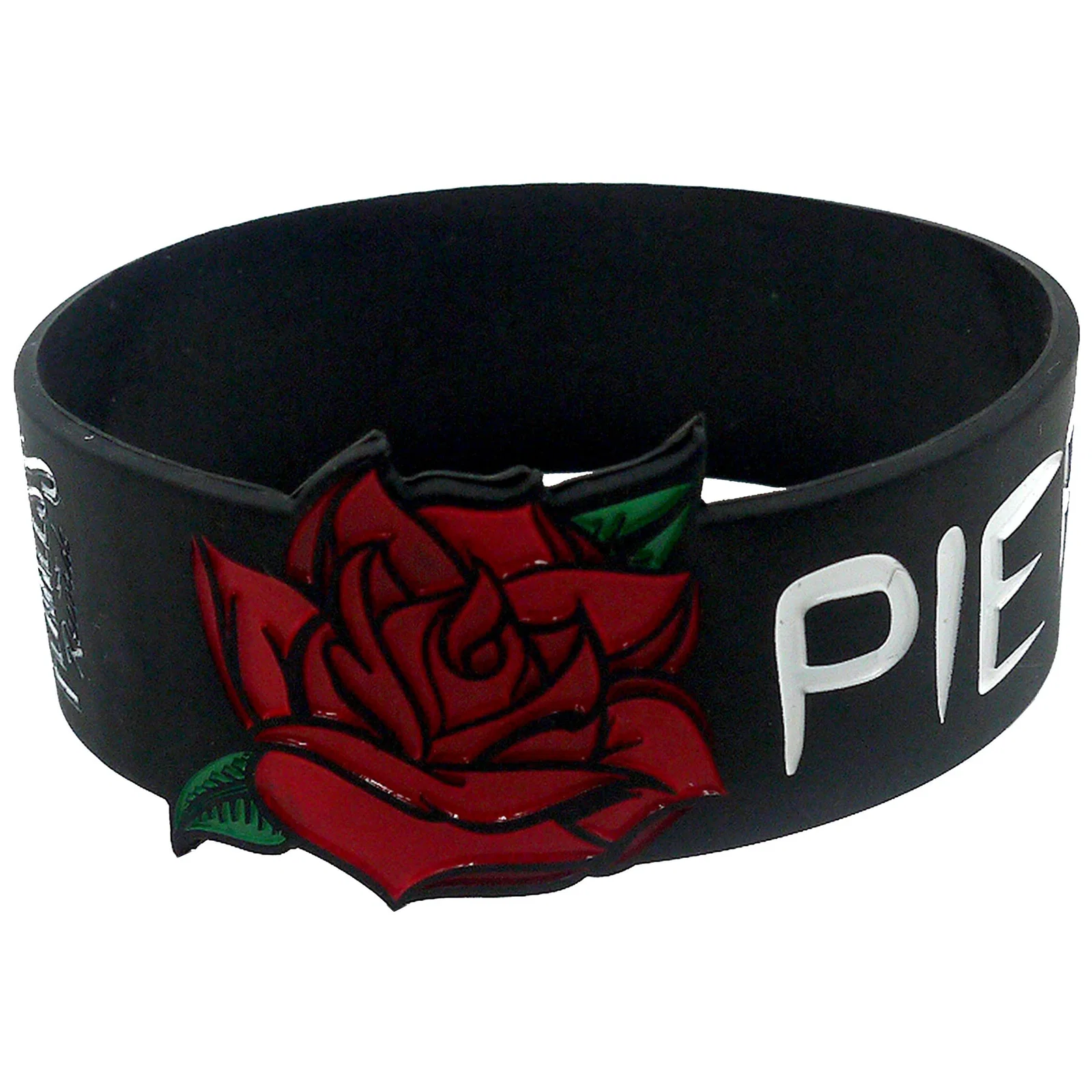 Debossed & Color Filled Silicone Bracelets: 12mm — view 2