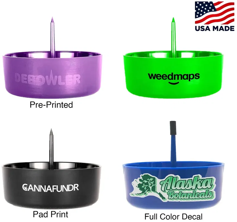 Branded Debowler Ash Tray β view 1