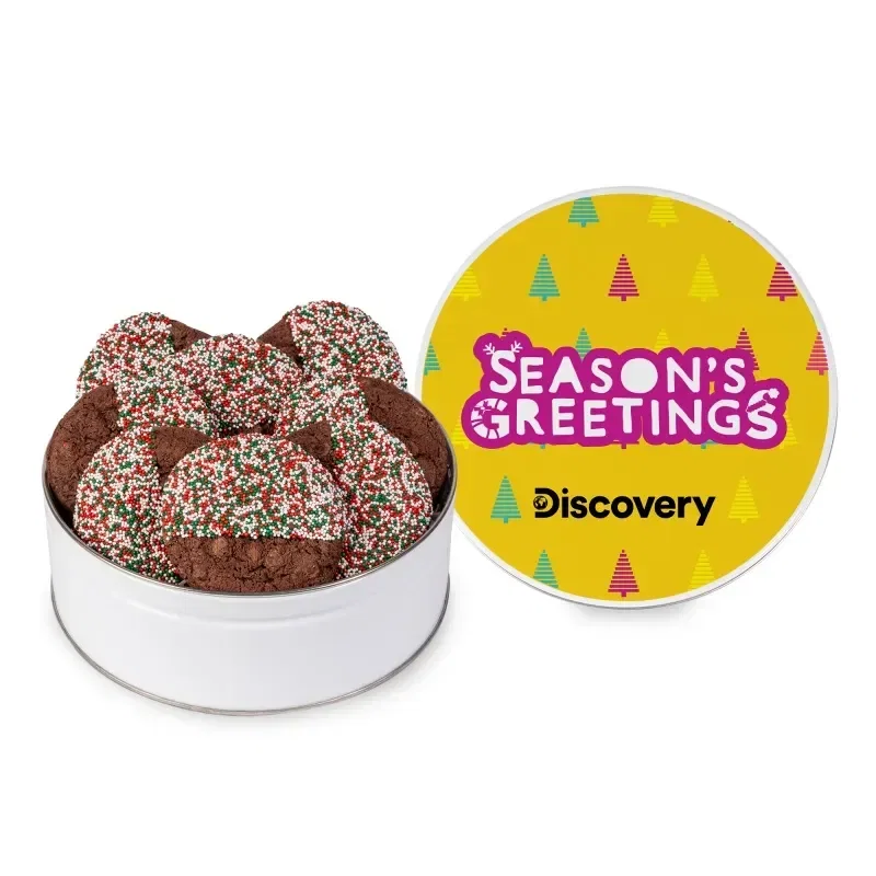Decadent Chocolate French Sable Cookie in Gift Tin — view 2
