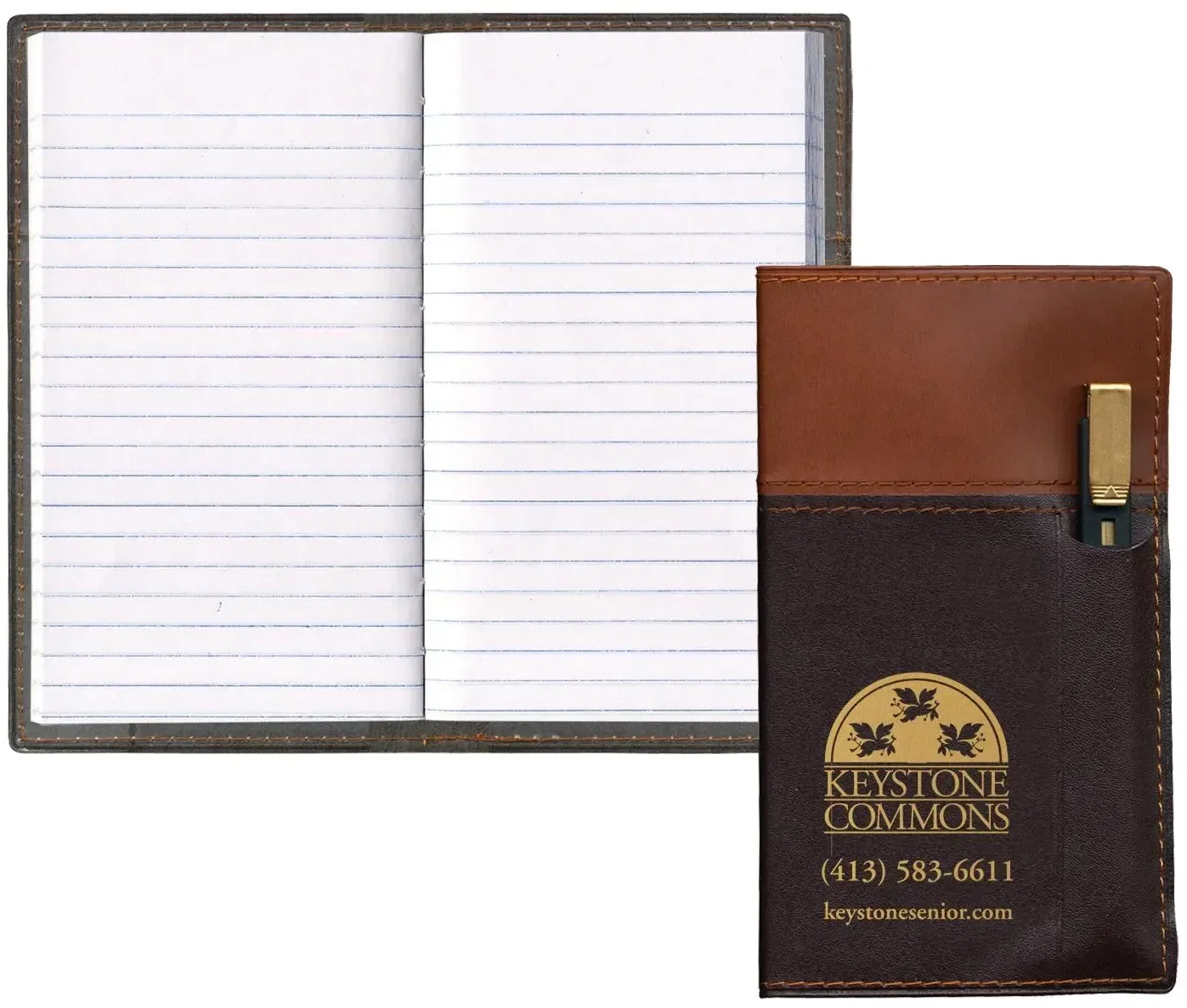 "Logo Luxe" Custom Vinyl Journal Set